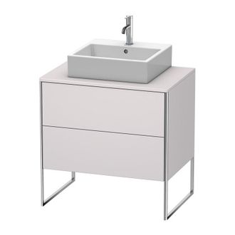 Duravit Mueble De Ba&ntilde;o Duravit Xsquare De 80,0 X 54,8 Cm, 2 Cajones, Color (frente/cuerpo): Blanco Lila Seda Laca Mate - Xs492008787