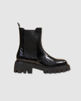 Mi-Mai Arne Chunky Sole Ankle Boots in Black at Nordstrom, Size 10