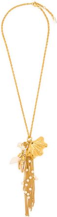 Chlo&eacute; The Chlo&eacute; Shells Embellished Necklace - Gold - One Size
