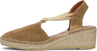 Viguera Espadrille Wedge - Dames - Sleehakken - Bruin - 41 EU - Su&egrave;de - Schoenen