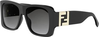 Fendi Forever Zonnebril - Dames - Accessoires - Zwart - Maat: 55 MM
