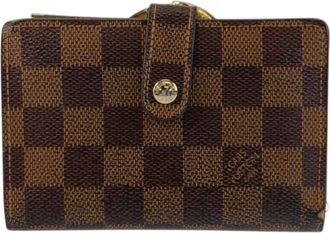Louis Vuitton Brown Pvc Wallet (Bi-Fold) (Pre-Owned)