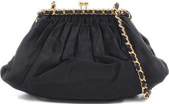 Chanel 1996-1997 chain-strap cross body bag - Black