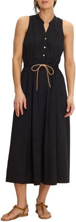 Nic+Zoe Sienna Sleeveless Midi Dress in Black Onyx at Nordstrom, Size Xx-Large