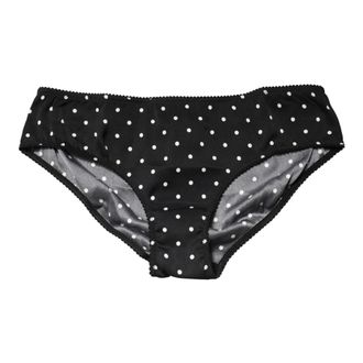 Dolce & Gabbana Bottoms, female, Black, Size: S Mid Waist Brief Panty