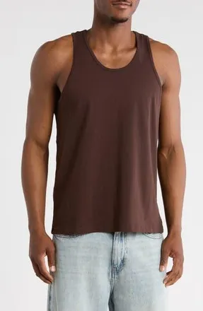 Abound Racerback Tank Top in Brown Coffee at Nordstrom Rack, Size Xx-Large