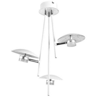 Fabrilamp Fabrilamp - Colgante Ciudad Del Cabo 3l 18w 4000k Blanco/plata 53x39x39 Cm 1440 Lm Dirigible Y Orientable