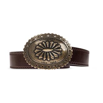 Dsquared2 Leren Riem met Gesp - Heren - Accessoires - Bruin - Maat: 95 CM Leer