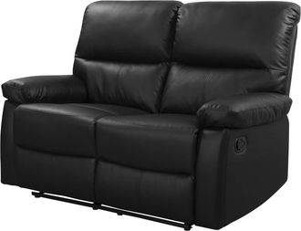 Habitat et Jardin Sof&aacute; Reclinable 2 Plazas lincoln - Color Negro