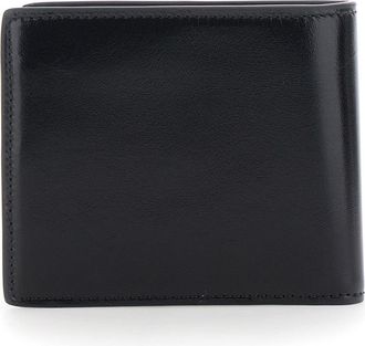 Versace Mens Bi-Fold Wallet Black Polyester