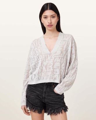 AllSaints Kaito V-Neck Sweater