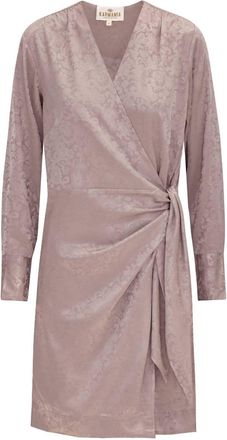 Karmamia Womens Harriet Dress In Blush Jacquered