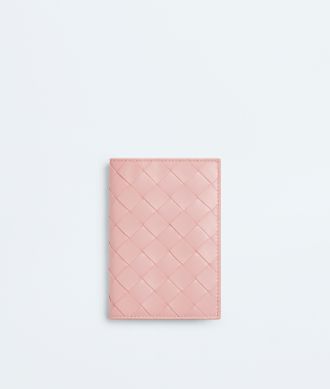 Bottega Veneta Intrecciato Passport Case - Pink - Woman - 100% Lambskin