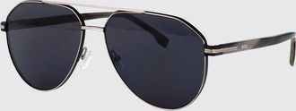 HUGO BOSS Occhiali da sole Aviator a goccia in metallo con doppio ponte