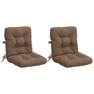 vidaXL Cojines Para Sillas De Respaldo Alto En 2 Piezas Vianen 2 Pcs Vidaxl