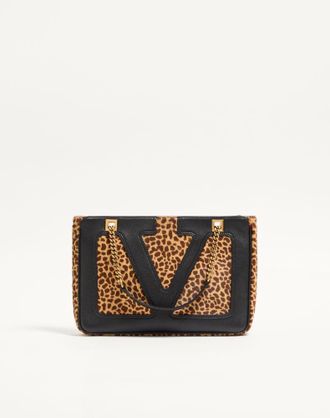 Valentino Garavani Borsa Shopping Piccola Valentino Garavani Viva Superstar in vitello effetto cavallino Donna ANIMALIER UNI