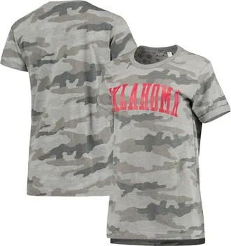 Pressbox Womens Pressbox Camo Oklahoma Sooners T-Shirt at Nordstrom, Size Medium