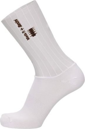Santini Mads Pedersen Momentum Series Aero Socks Velosocken - Unisex | grau