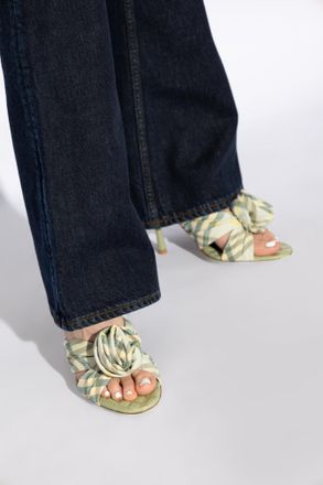 Burberry Heeled Mules Mews, Womens, Green