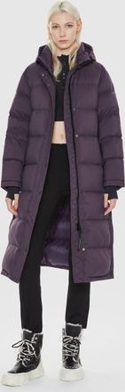Orolay Puff-O Long Down Puffer Jacket in Purple at Nordstrom, Size Medium