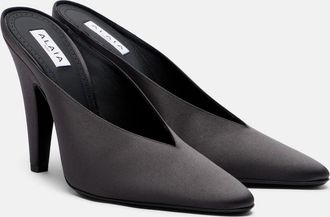 Alaia Ala&iuml;a Mules Cone de sat&eacute;n