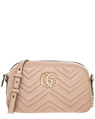 Gucci Gg Marmont Small Leather Camera Crossbody