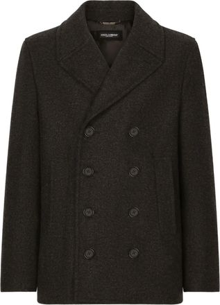 Dolce & Gabbana Cappotto con bottoni - Grigio
