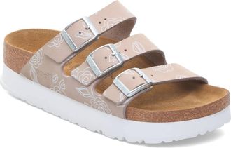 Birkenstock Womens Florida Iii Flex Platform Sandal In Light Rose