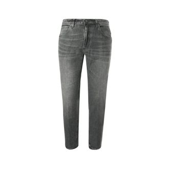 Dondup Jeans, Heren, Grijs, W29, Katoen, Brighton Carrot-fit Jeans