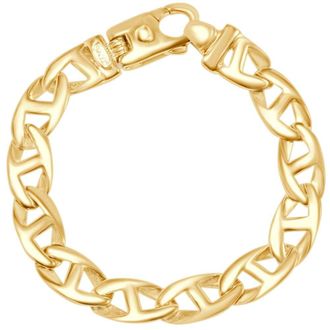 Pompeii3 Mens Marine Link 14k Gold (42gram) or Platinum (68gram) 10.5mm Bracelet 8.75