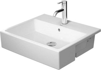 Duravit Lavabo Semiempotrado Duravit Vero Air 55x47cm, Con Rebosadero