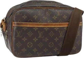 Louis Vuitton Pre-owned Cross Body Bags, female, Brown, Size: ONE SIZE Pre-owned Canvas Cross Body Bag