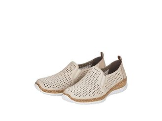 Rieker N4251 Nikita 51 Womens Walking Shoes Crema/Crema : EU 36 (US Womens 5.5-6) M, Leather