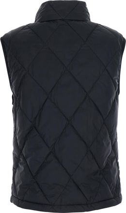 Burberry Womens Sleeveless Down Jacket Cheswick Black Polyamide Puffer