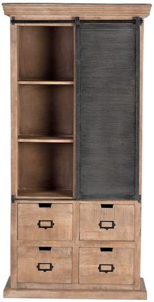 Giner&Colomer Design Vitrinenschrank Tyson im Industial Design, 180 x 90 cm