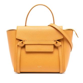 Celine Pre-owned Celine Nano Grained Calfskin Belt Bag Ladies GDBU94QURQ4U3I2K