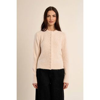 Molly Bracken Cardigan met lange mouwen en ronde hals