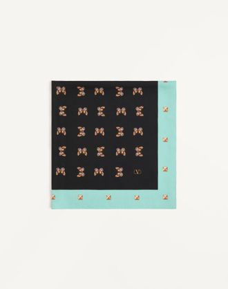 Valentino Garavani Valentino Silk Scarf With All-Over Butterflow Print