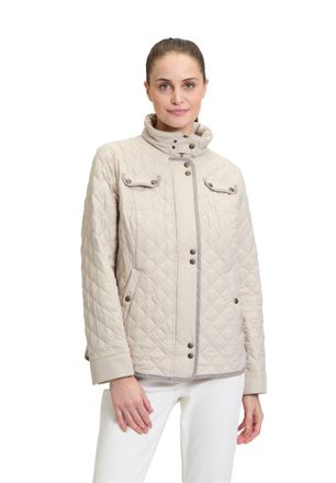Gil Bret Outdoorjacke GIL BRET, Damen, Gr. 42, beige (pastel sand), Steppware, Obermaterial: 100% Polyester, Strukturmuster, tailliert taillenbedeckt, ohne Aus