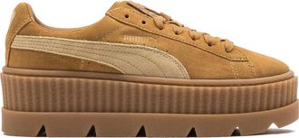 Puma x Rihanna Fenty Cleated Creeper Womens Brown Trainers Suede - Size UK 7
