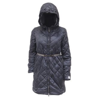 Max Mara Quilted Puffer Jacket in Black Polyester