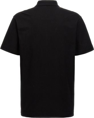 Givenchy Logo-Embroidered Piqu&eacute; Cotton Polo Shirt - Black