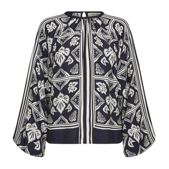 Mos Mosh MOS Mosh, Overhemden, Dames, Blauw, XL, Blouses & Shirts