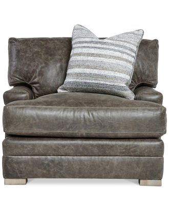 Bernhardt Burnham Leather Chair