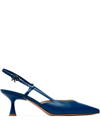 Gianvito Rossi 55mm Ascent pumps - women - Calf Leather - 37.5 - Blue