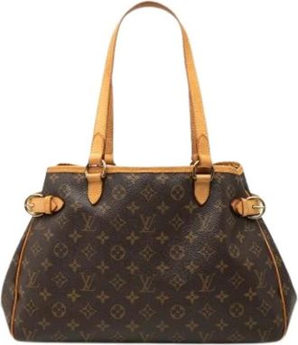 Louis Vuitton Pre-owned Batignolles Horizontal - Dames - Vintage Shopper - Bruin - ONE Size - Leer - Vintage