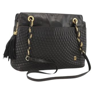 Bally Pre-owned Shoulder Bags, female, Black, Size: ONE SIZE Pre-owned Shoulder Bag