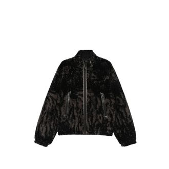 Roa Fleece-texture Zip-up Jacket