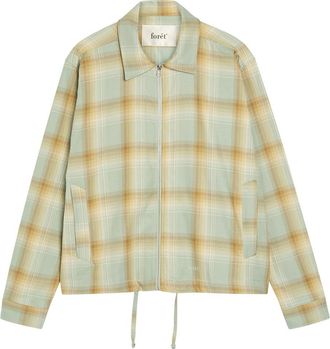 For&eacute;t For&eacute;t Loft Checked Cotton Overshirt - Multicoloured 1 - XL