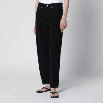 A Gold E 80s straight-leg jeans in black denim
